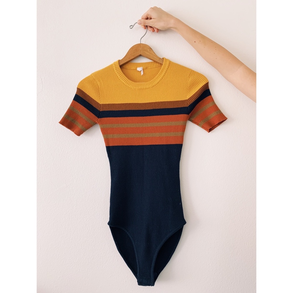 Urban outfitters retro knit bodysuit size S
